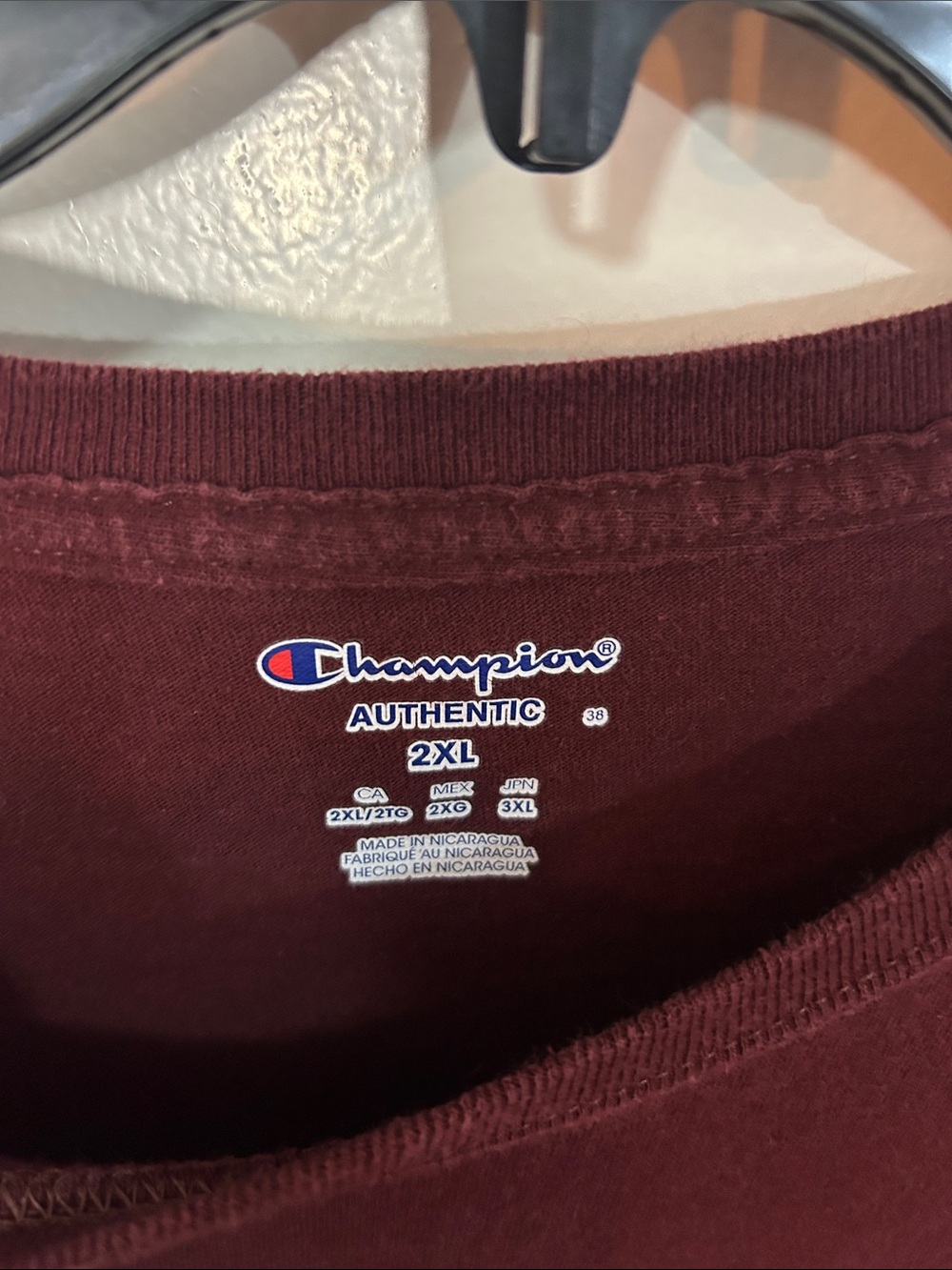 Champion Maroon Texas A&M Crewneck Long Sleeve - Picture 2 of 3
